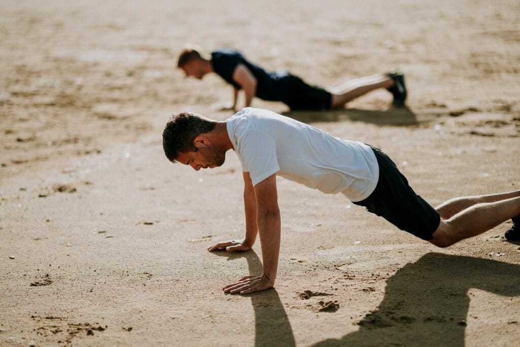 exercising-outside