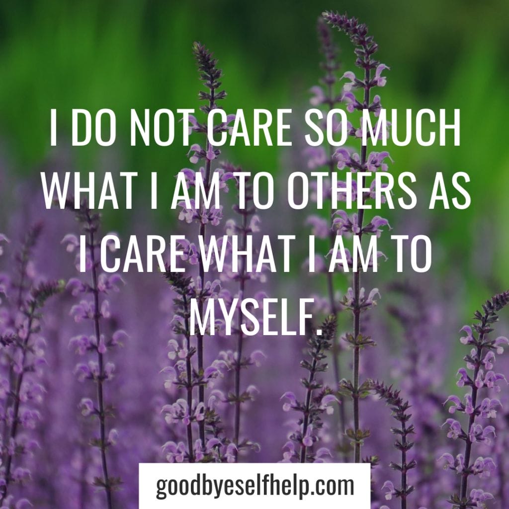 quotes about not caring