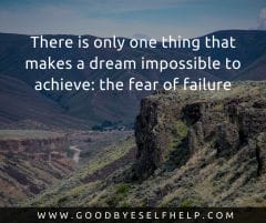 37 Fear of Failure Quotes to Change Your Life - Goodbye Self Help