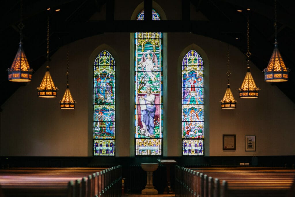 inside of church