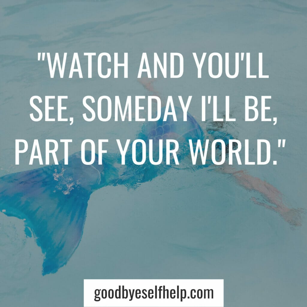 little mermaid inspirational quotes