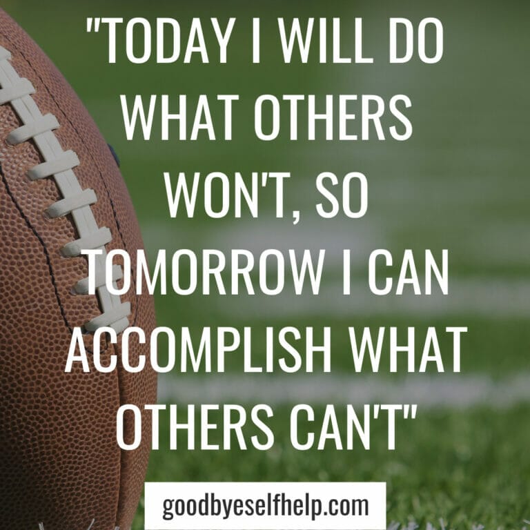 33+ Best Inspirational Football Quotes to Pump You Up - Goodbye Self Help